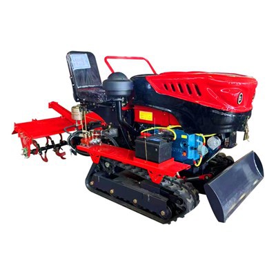 Máquina de retorno de palha sobre esteiras